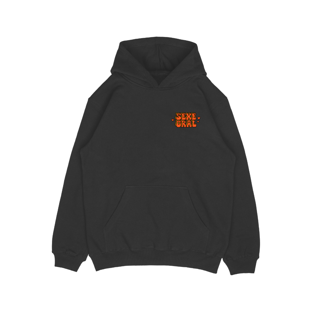 HOODIE BLACK - SEXE ORAL DILDO