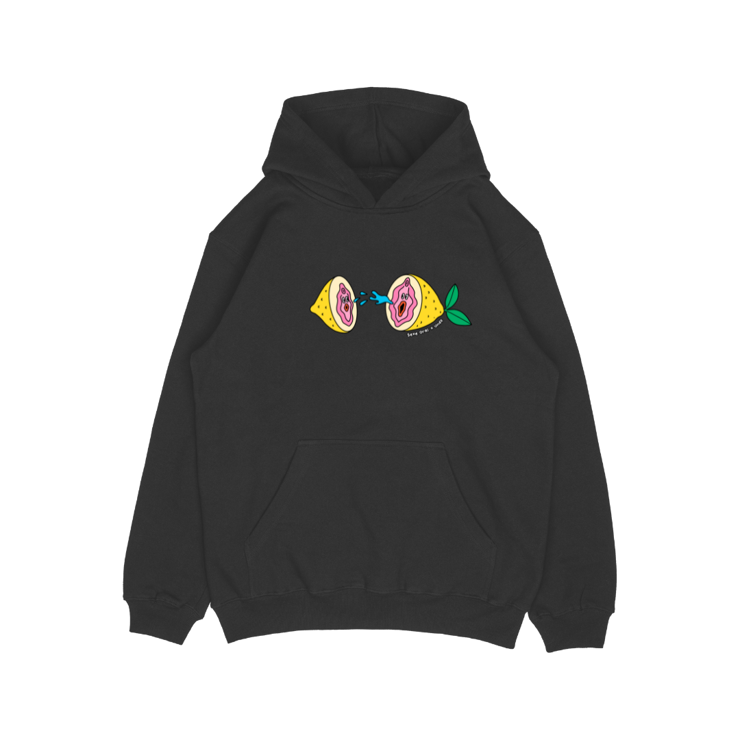 HOODIE BLACK - SEXE ORAL CITRON