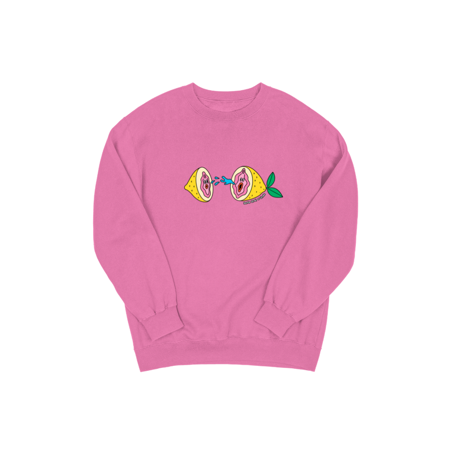 CREWNECK PINK - SEXE ORAL CITRON