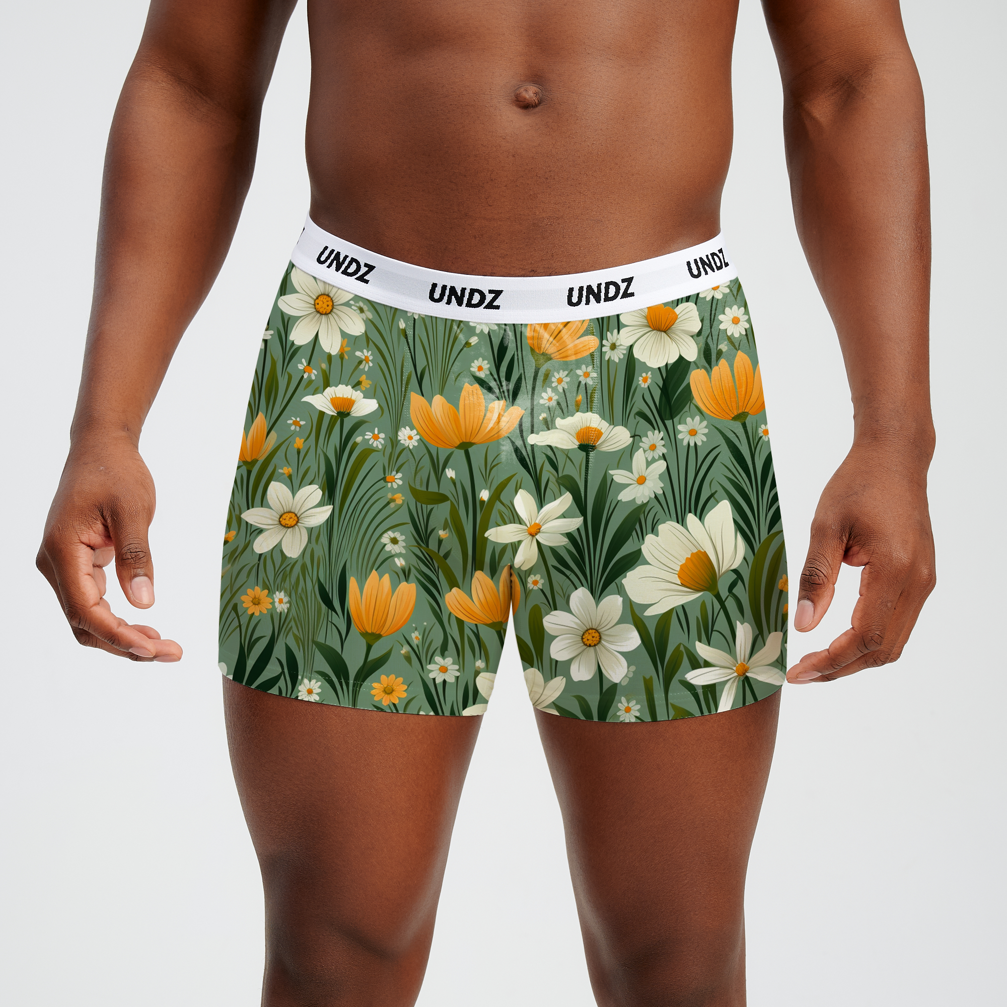 MEN BAMBOO - FLEURS JAUNES 