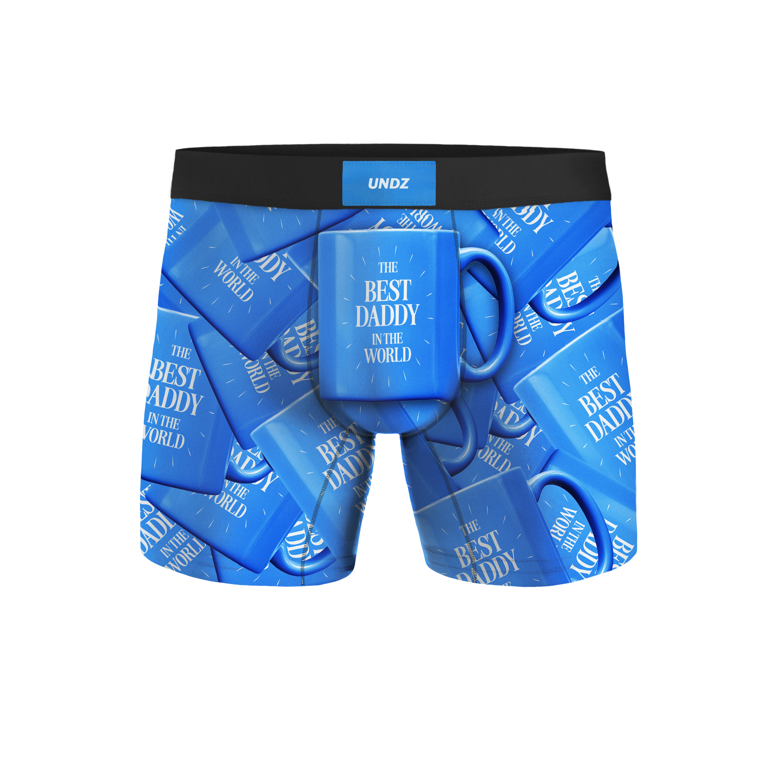 Little Blue House Men's Funny Boxer Briefs, Shut The Duck Up