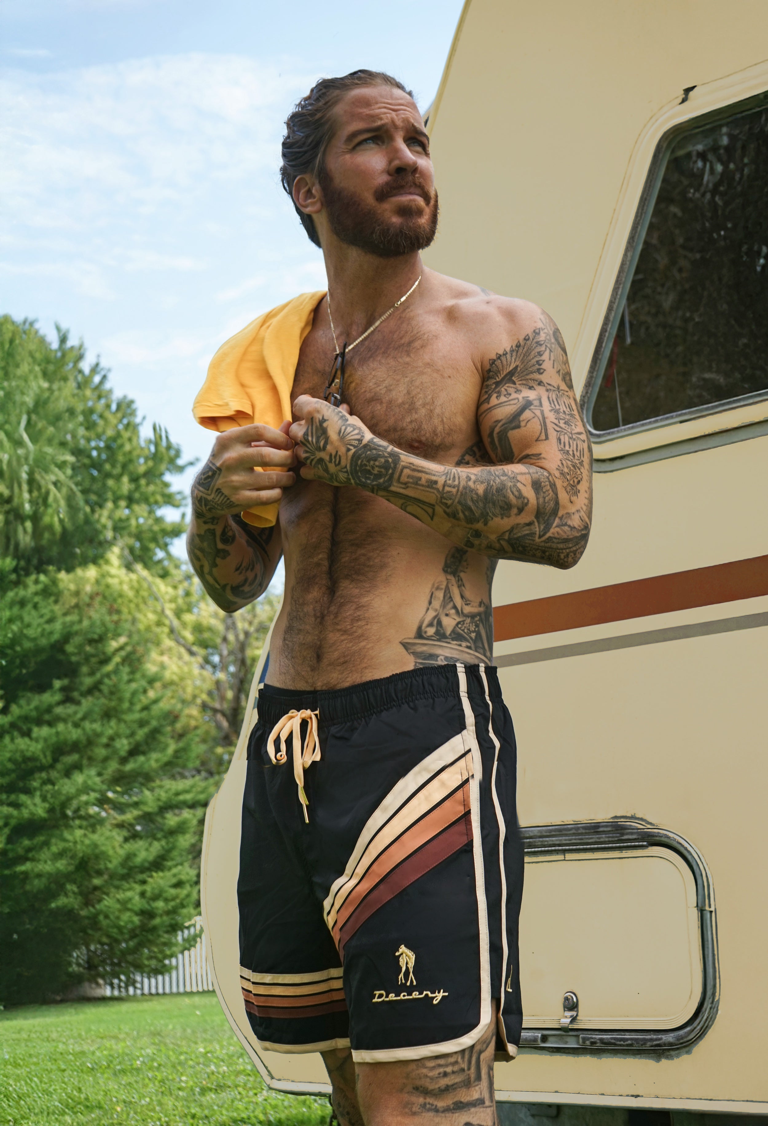 SHORT DE BAIN DECENY - NOIR 