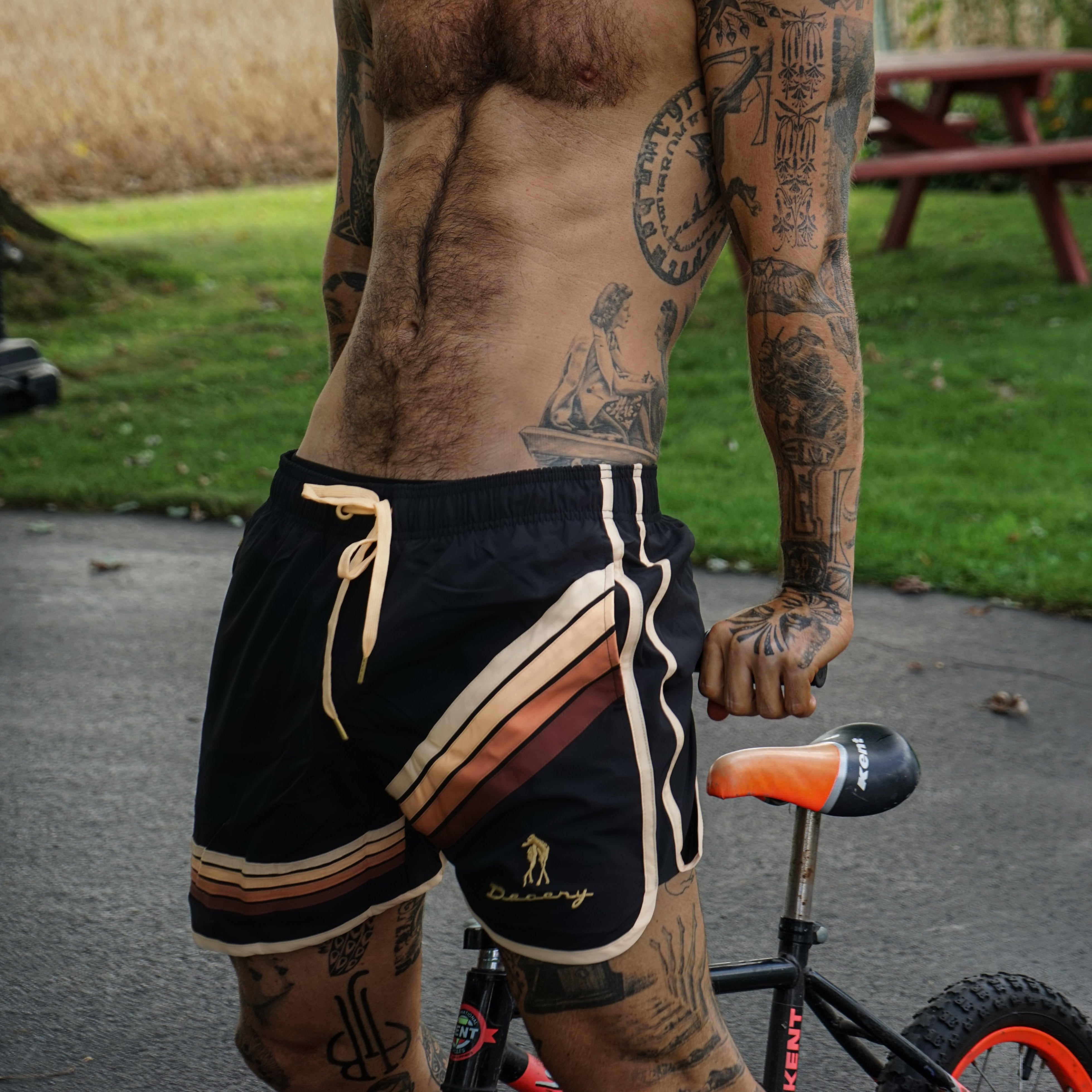 SHORT DE BAIN DECENY - NOIR 