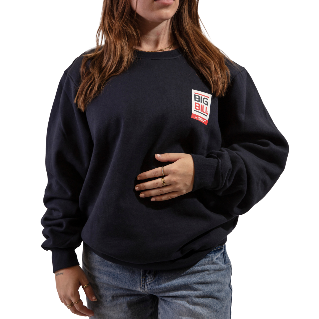 CREWNECK NAVY - BIG BILL