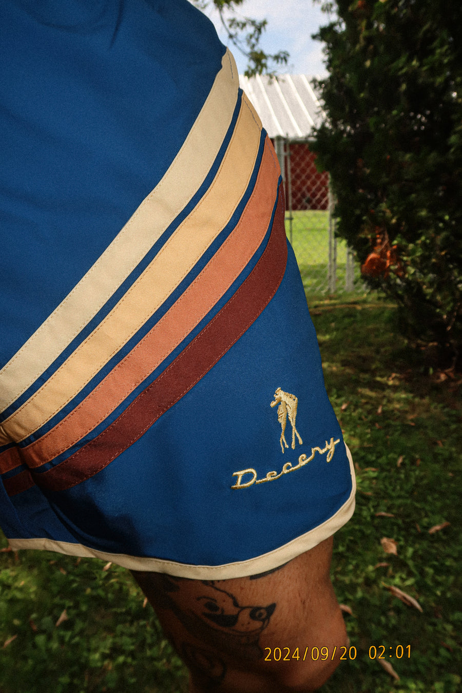 DECENY SWIM SHORTS - BLEU