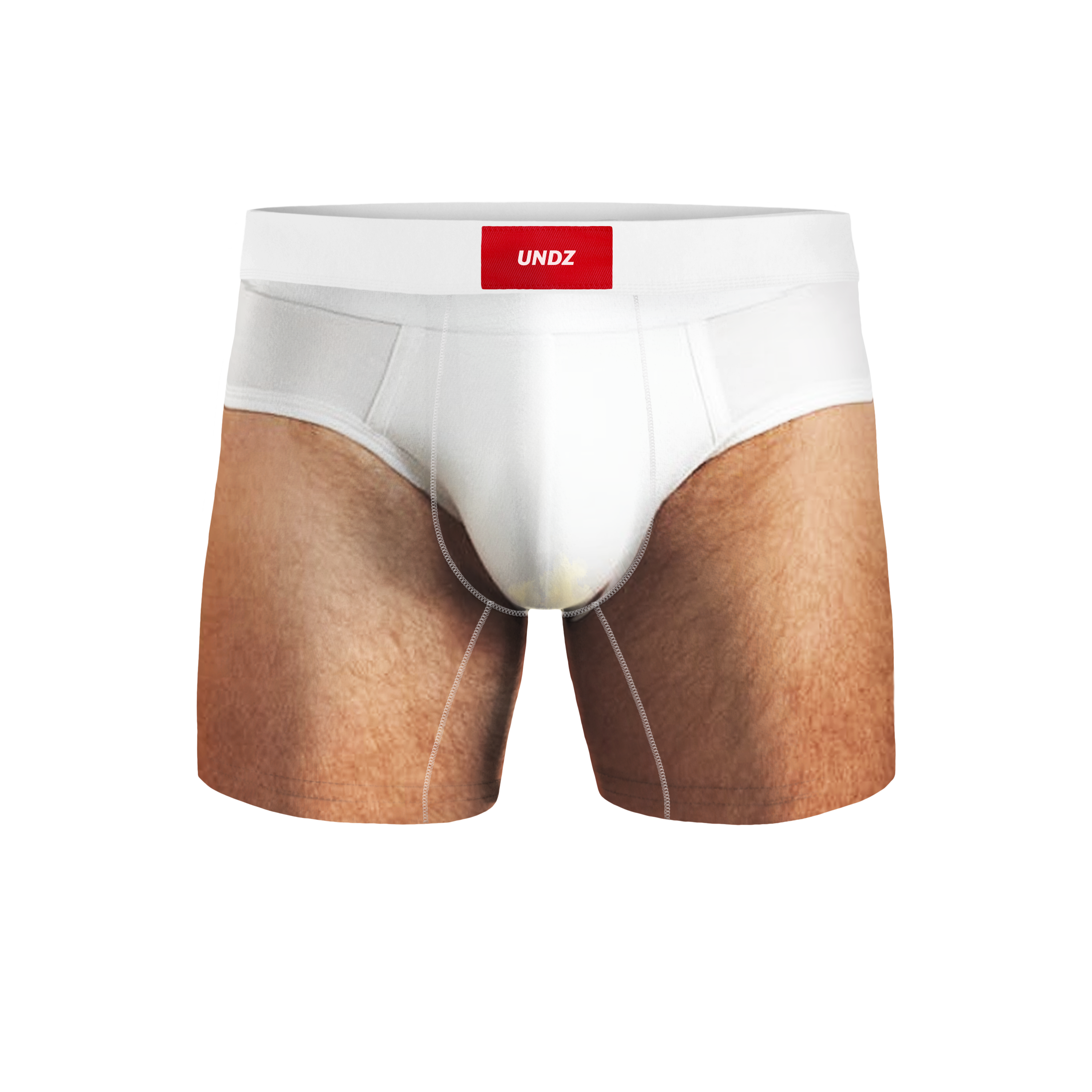 MEN CLASSIC - WHITE BRIEFS – UNDZ
