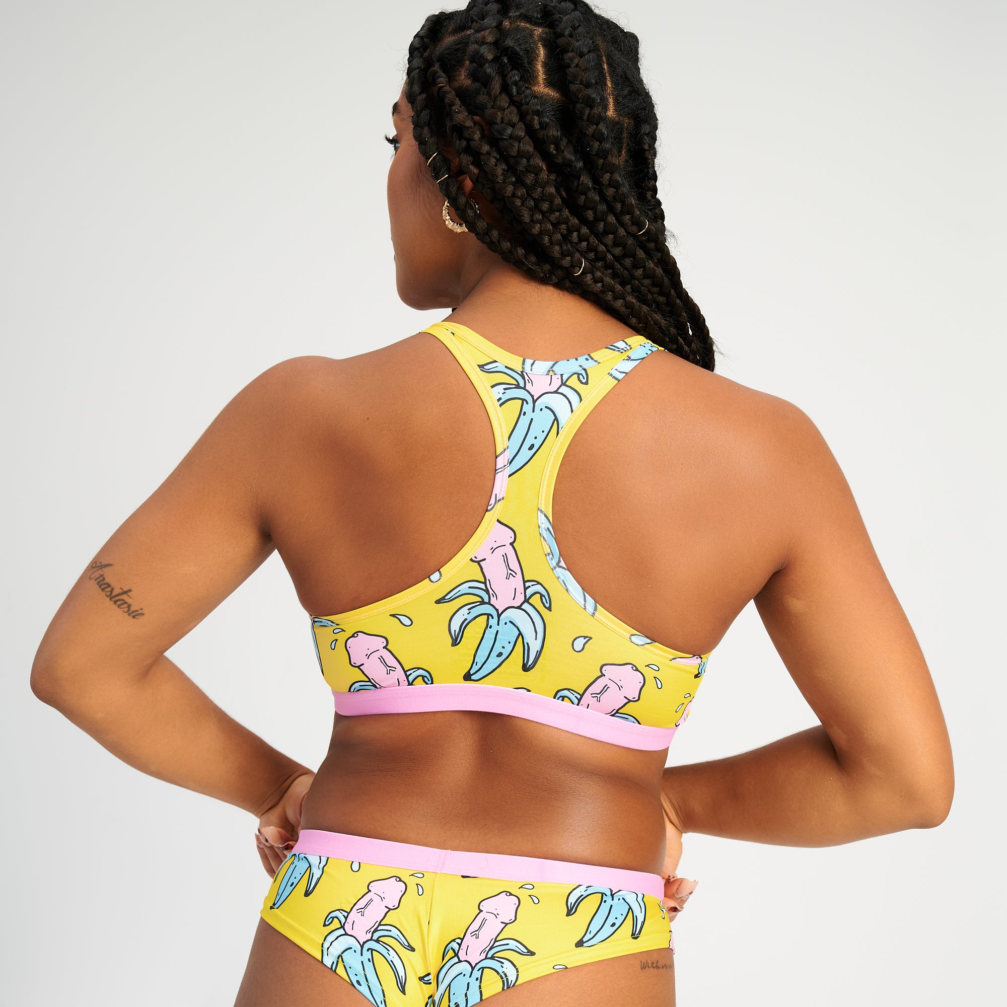 SOUTIEN-GORGE FEMME SEXE ORAL BANANE 