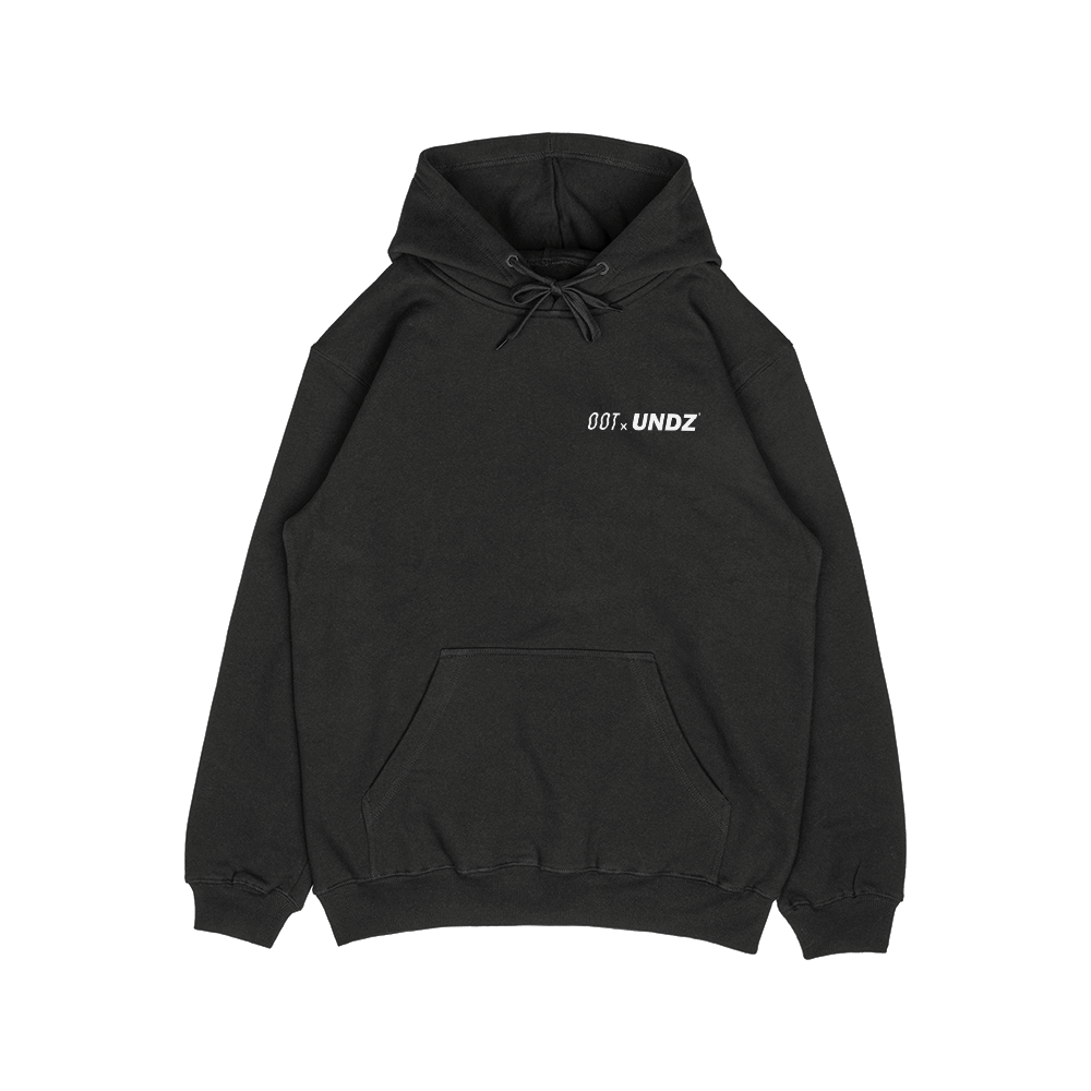 HOODIE BLACK - UNDZ X OUT OF THE