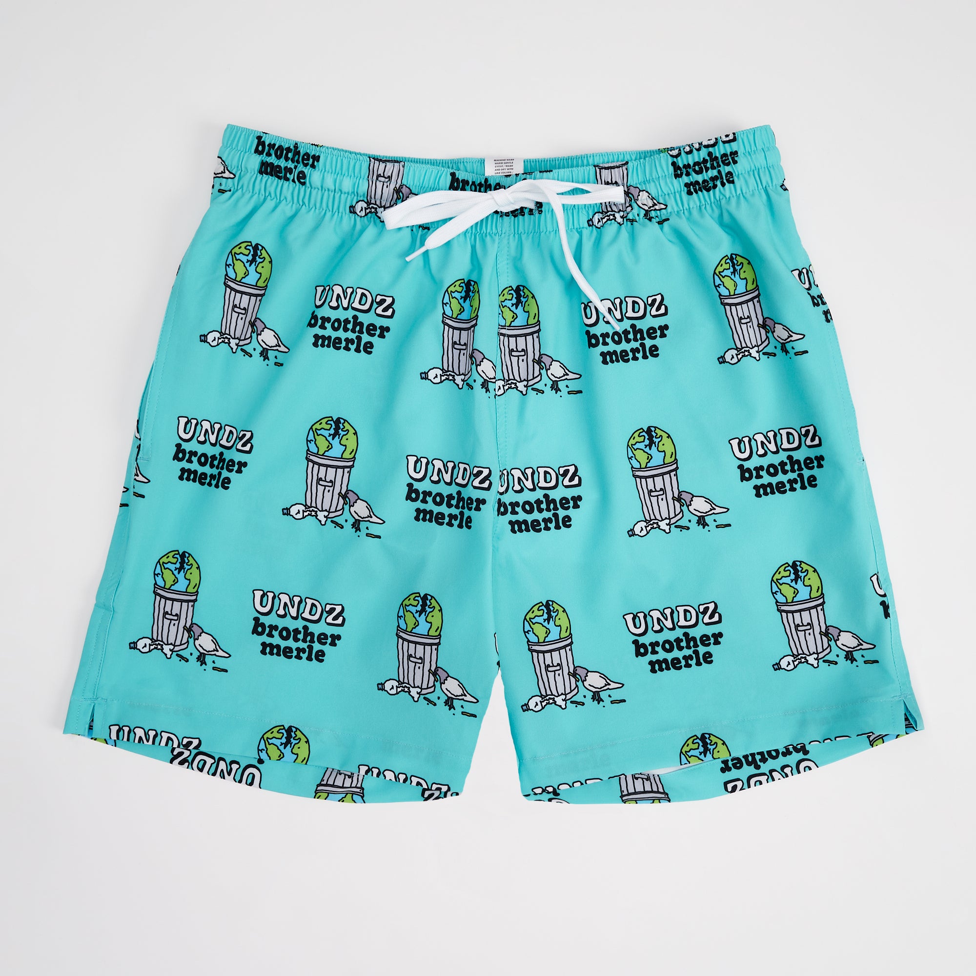 MAILLOT DE BAIN STRETCH BROTHER MERLE TRASH TURQUOISE