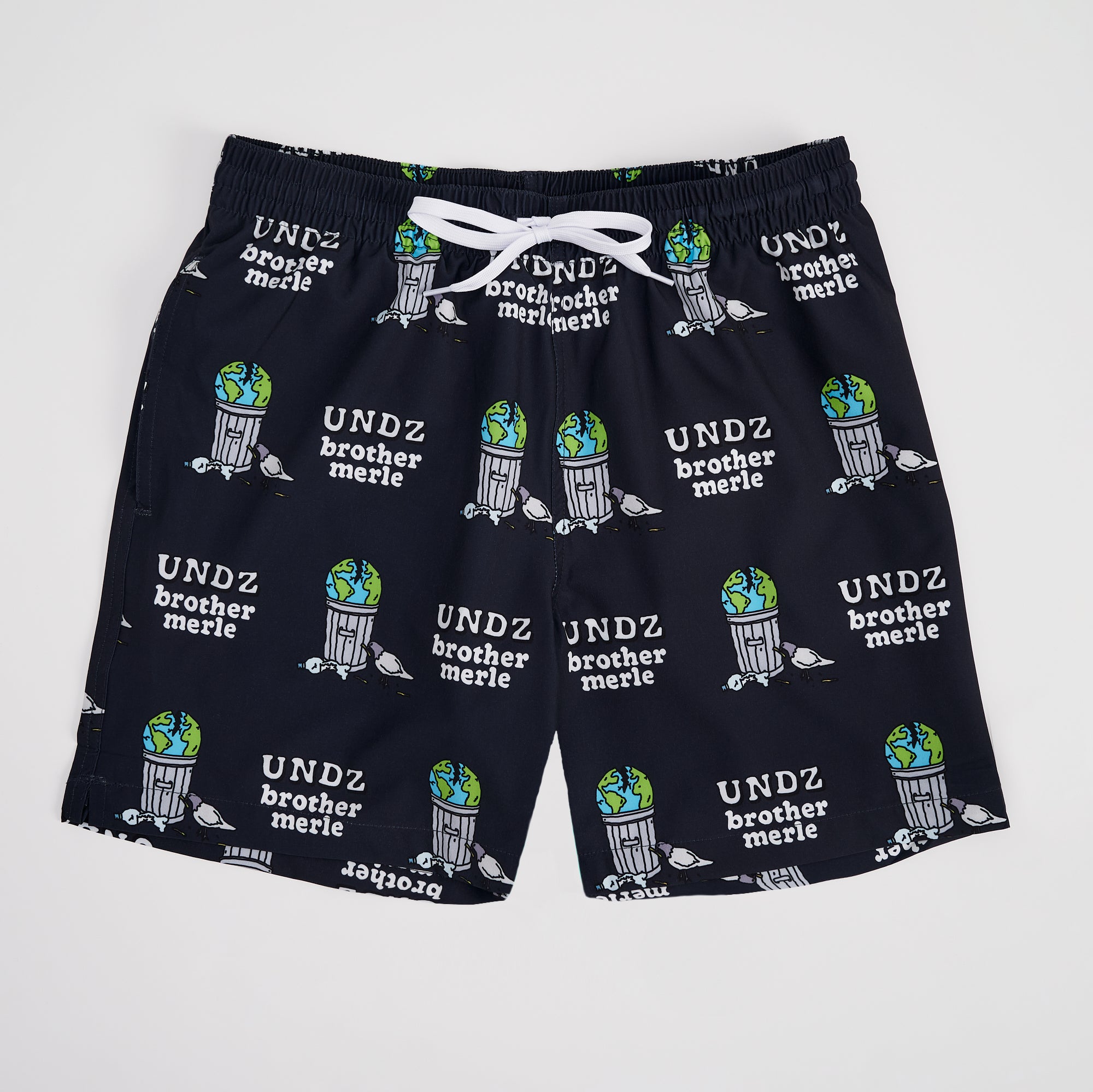 MAILLOT DE BAIN STRETCH BROTHER MERLE TRASH NOIR