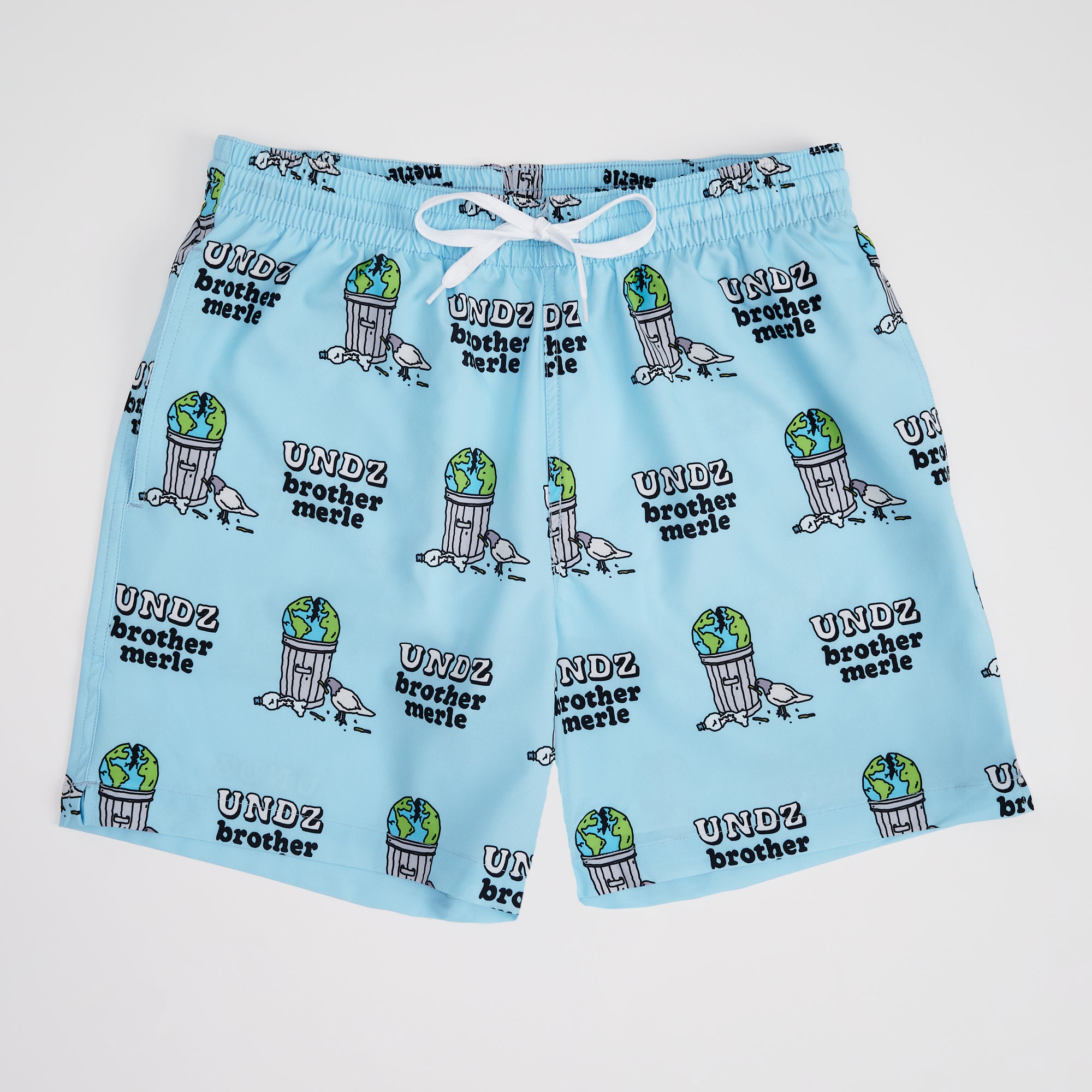 MAILLOT DE BAIN STRETCH BROTHER MERLE TRASH BLEU