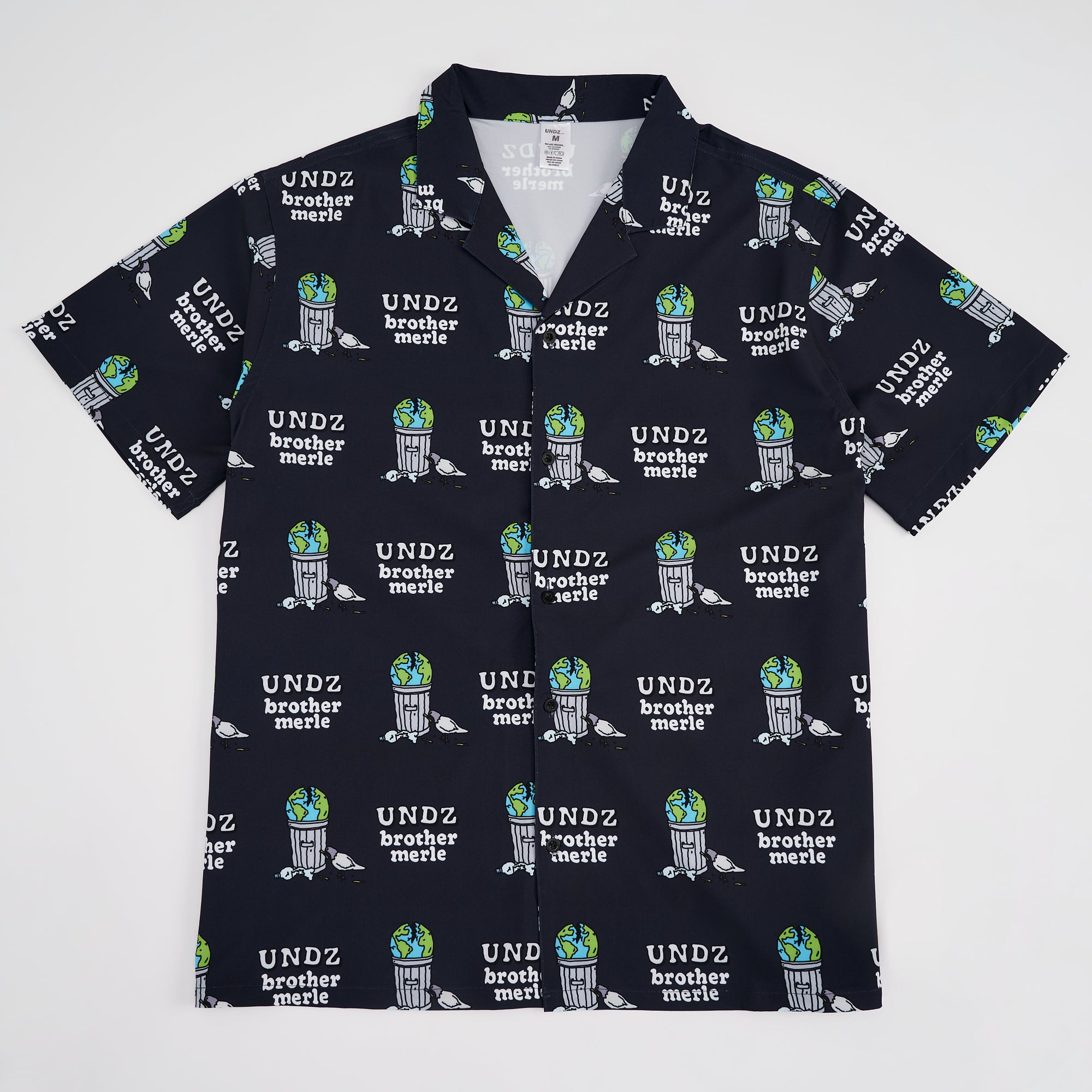 CHEMISE À MANCHES COURTES BROTHER MERLE TRASH NOIR