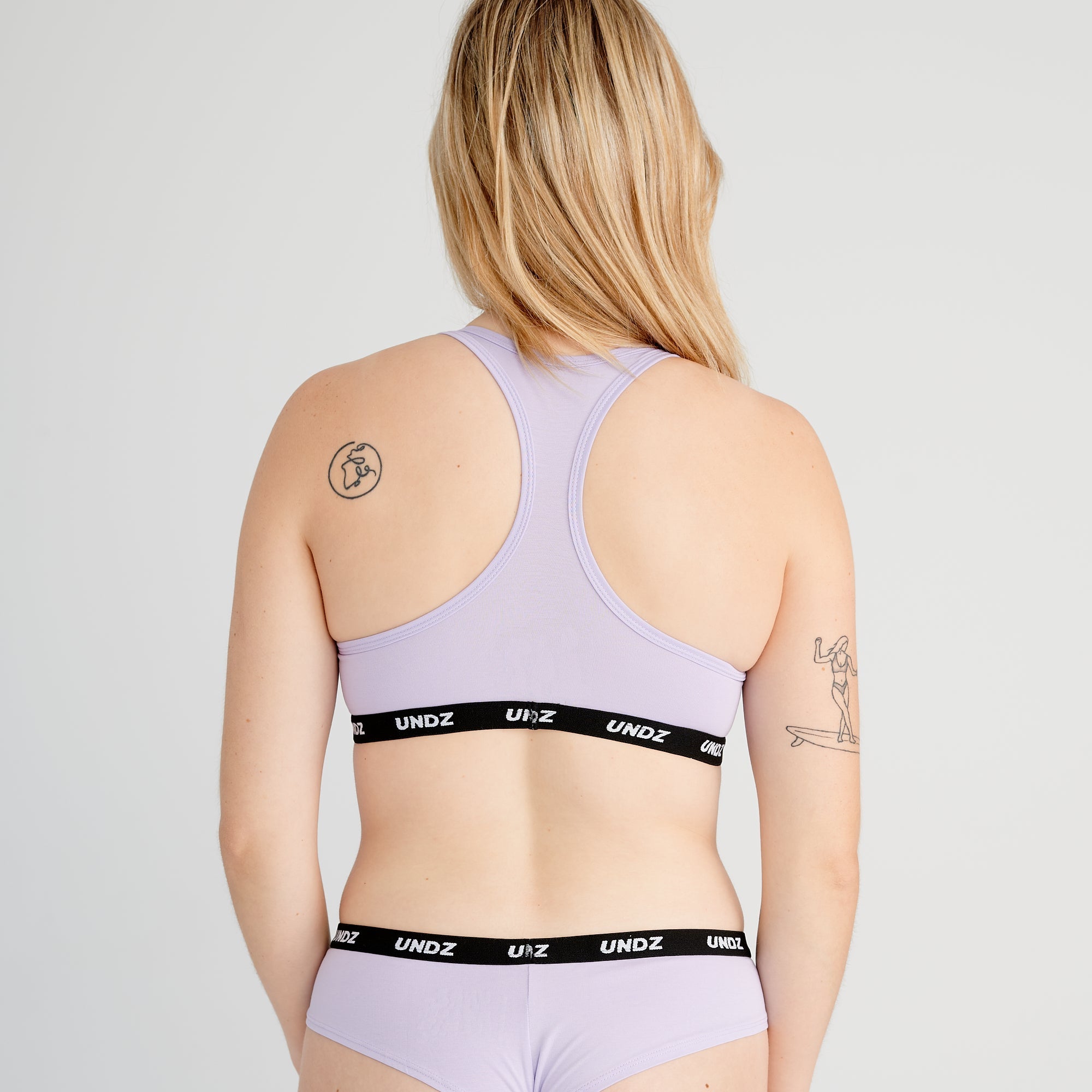 SOUTIEN-GORGE FEMME COTON LAVANDE