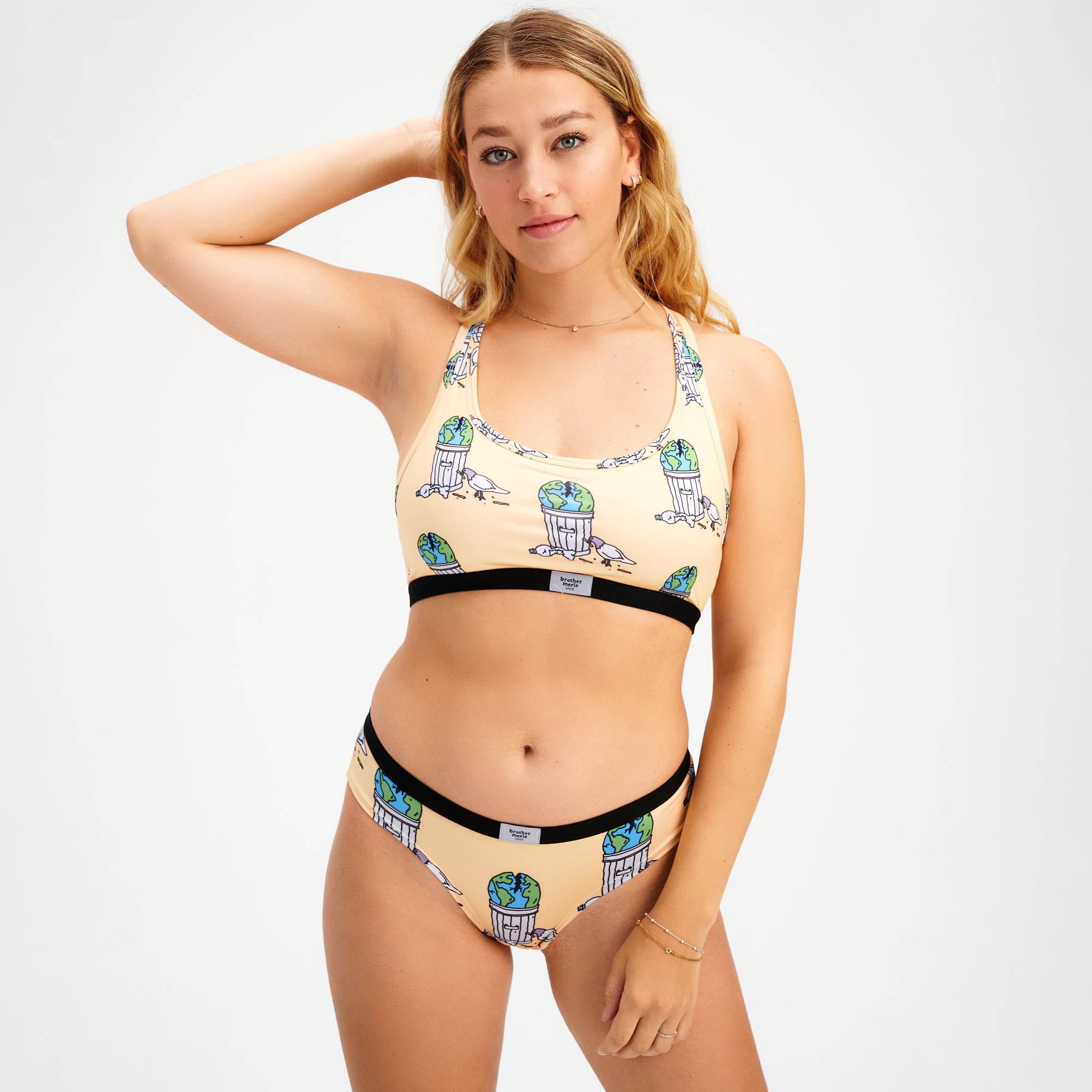 SOUTIEN-GORGE FEMME BROTHER MERLE ORANGE FRITES